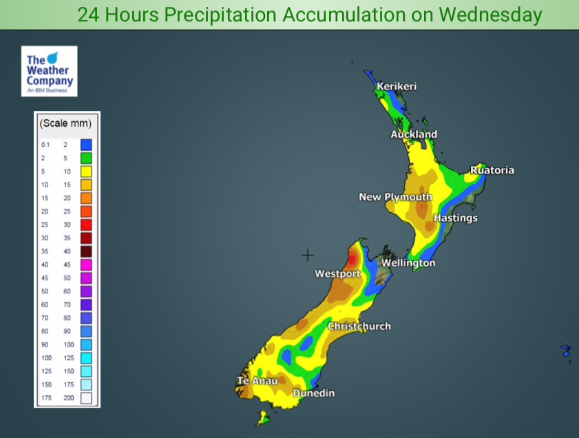 Updated Rain and Snow Accumulation Maps for next few days (+4 Maps